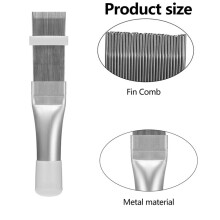 4 Pcs Air Conditioner Condenser Fin Cleaning Brush Kit, Stainless Steel Air Conditioner Fin Cleaner
