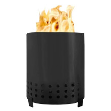 Tischfeuerstelle, Mini-Gasheizgerät für den Außenbereich, tragbar, mit Ständer, Edelstahl, Campingkocher-Ausrüstung, Outdoor-A