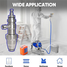 16x414 Airless-Farbspritzpumpe, Airless-Pumpe kompatibel mit 695 PC Pro, 795 PC und 3900 PC Pro, perfektes Ersatzteil