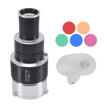 Fotoflitser Snoot Conische Lens Videofotostudio Lichtset met Optische Spotlightlens 25 Gobo'S
