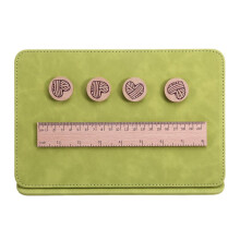 1 Set Braided Chart Clip Magnets Knitting Tool Magnetic Fold Pattern Holder for Home Use PU Magnet Beech