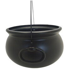 Halloween Cauldron, Plastic Witch Cauldron Kettle, Halloween Pot Candy Holder for St. Patrick'S Day Partys Favors