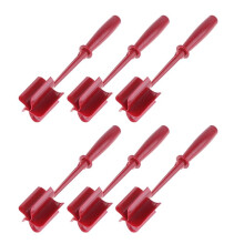 Kitchen Meat Grinder Masher Heat Resistant Non-Stick Hamburger Chopper Potato Masher Tool Kitchen Gadgets Red
