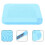 Papper Quilling Board Quilling Stick Board Quilling Tool Quilling Grid Board Husking Board med Stift Blå 8