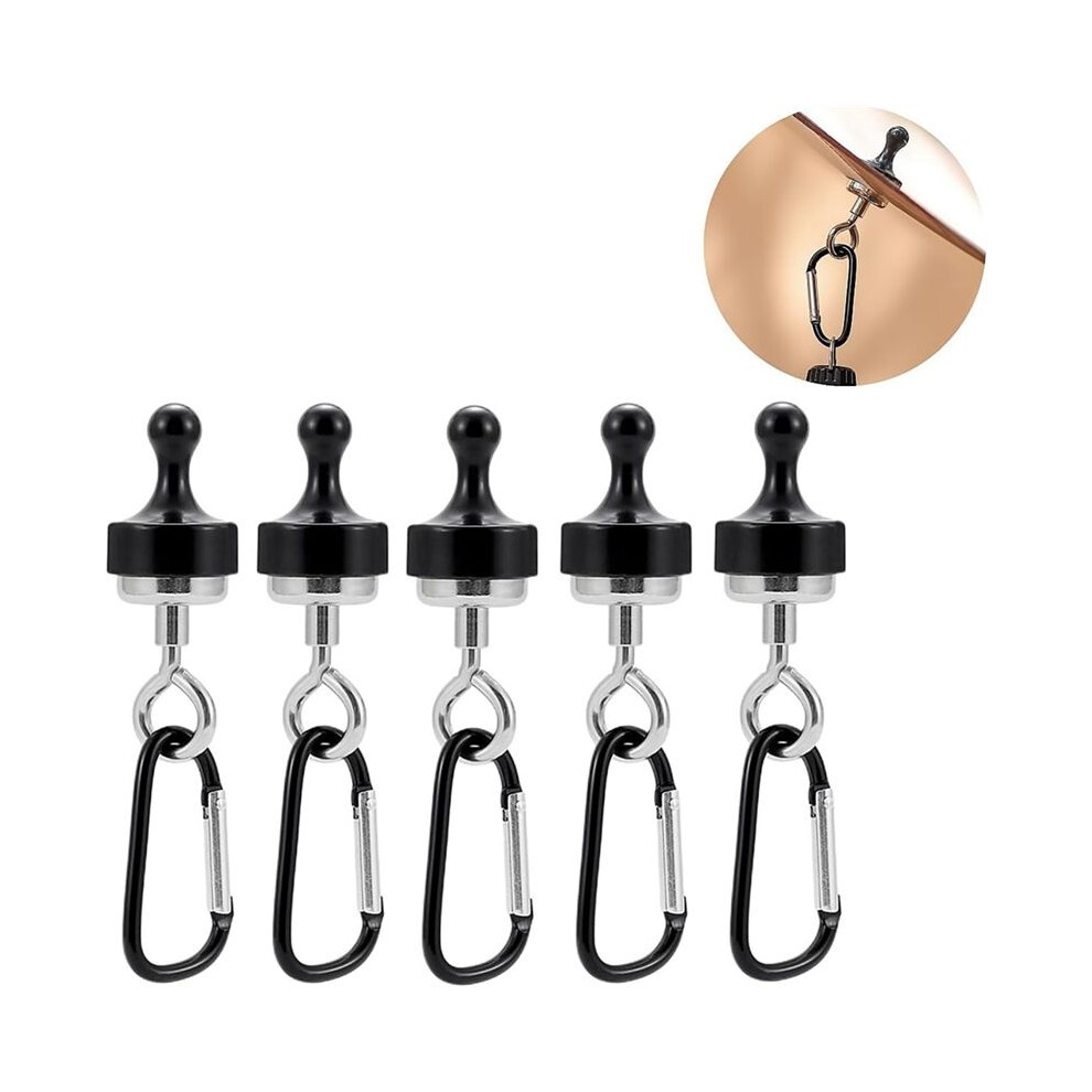 Camping Magnetic Hooks,Magnet Clip Hanger With Carabiner,Tent Canopy Magnetic Hooks, Suitable Camping Hiking Traveling 4713332820845