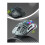 Hollow Wireless  Gaming Mouse Dual Mode Back Light 1600Dpi Adjustable Rgb Light Type C Rechargeable Mice Black 9