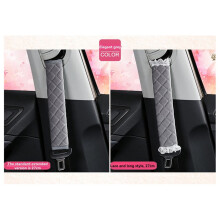Cuscino per Cintura di Sicurezza per Auto da 27 cm, Universale, In Velluto, Anti-Abrasione e Anti-Stretto, per Cintura di Sicurezza per Adulti e