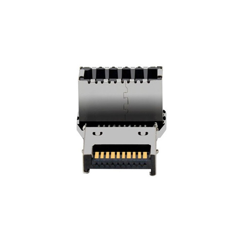 Type-E 90 Degree Computer Motherboard Usb3.1 10G Front Type-C Installed Wiring Converter Connector Adapter Type A 4713593841627
