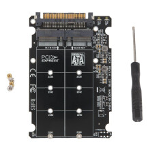 2 in 1 M.2 NVMe  U2PCB M.2 NVME SSD Key M Key B SSD to U.2 SFF-8639 Adapter PCIe M2 Converter Desktop Computer Parts