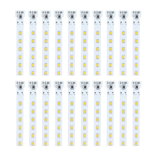 20PCS 1.2V Solar Circuit Board DIY Flame Light Control Board Battery Candle Light Driver Board with 12 LED Controller
