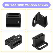 Cold Shoe Mount Adapter 90 Degree Angle for DSLR Camera Cold Shoe Base