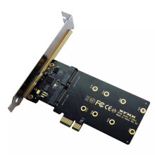 Adaptador PCI-e A M2 PCI Express X1 2 Puertos B Key M.2 NGFF  SSD Adaptador PCIE M2 Tarjeta de Expansión Tarjeta Vertical