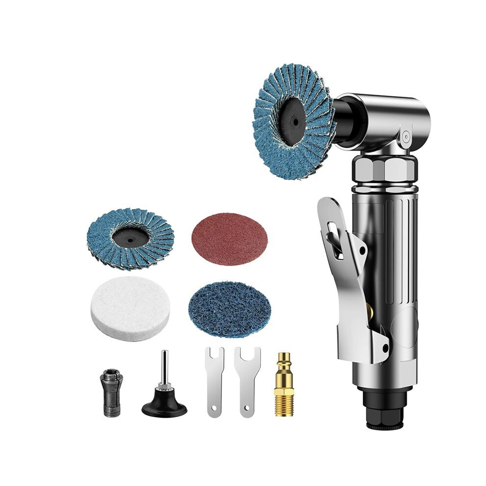 Angle Air Die Grinder, 90 Degree Heavy Duty 20,000 Rpm Compressed Sander Polisher Tool For Contour Grinding, Polishing B 4712893019378