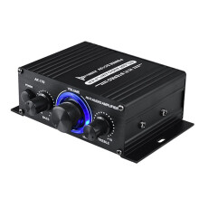 AK-170 Audio Eindversterker Draadloze HiFi Stereo Audio Eindversterker 200W+200W met RCA Input Thuis Auto Versterker