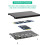 Adaptador SSD 2 em 1 Combina M.2 NGFF Key B e MSATA para Conversor de Adaptador  3 de 2,5 Polegadas, Caixa de SSD Externo 4