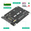 Adaptador SSD 2 em 1 Combina M.2 NGFF Key B e MSATA para Conversor de Adaptador  3 de 2,5 Polegadas, Caixa de SSD Externo 3
