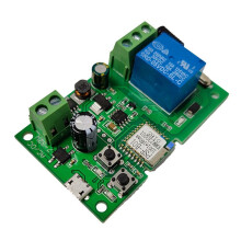 Wireless Relay Module RF Remote Voice Control Single-Channel Inching Self-Locking