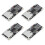 4PCS USB-C PD Trigger Board Module PD/QC Decoy Board Charge Rapide USB Type-C Vers 12VPower Delivery Boost Module 1