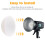 Diffuseur en Silicone pour RC 60B,  Réflecteur Softbox, Améliore les Effets D'Éclairage 2