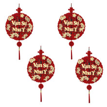 Vietnamese Text Decoration Spring Festival Pendant New Year Decoration Living Room Bow Pendant Good Luck Bow