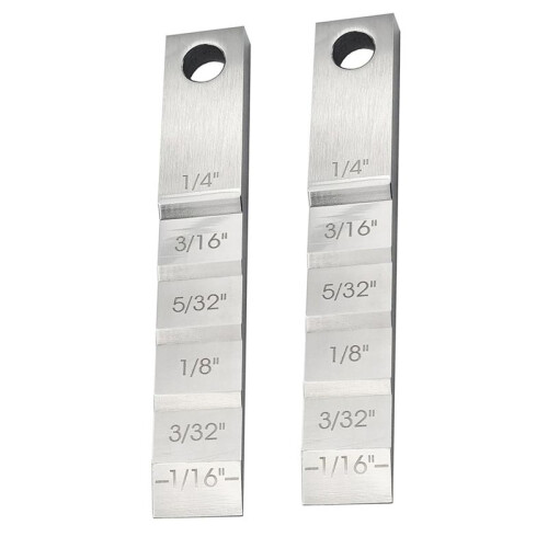 Pipefitter Tools,2130 Small Pipe Spacer Wedge Stepped Guage (3/4 X 4inch),Pipe Fitting Tool for Pipe Spacing Welding 1