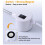 30 LED Sewing Machine Light with Magnetic Base and Flexible Gooseneck, Portable Work Light 2pack EU PLug 3