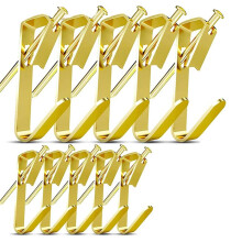 Picture Hangers,50 Set Picture Hanging Hooks Picture Hanging Kit with 50Pcs Hooks and 50Pcs Nails