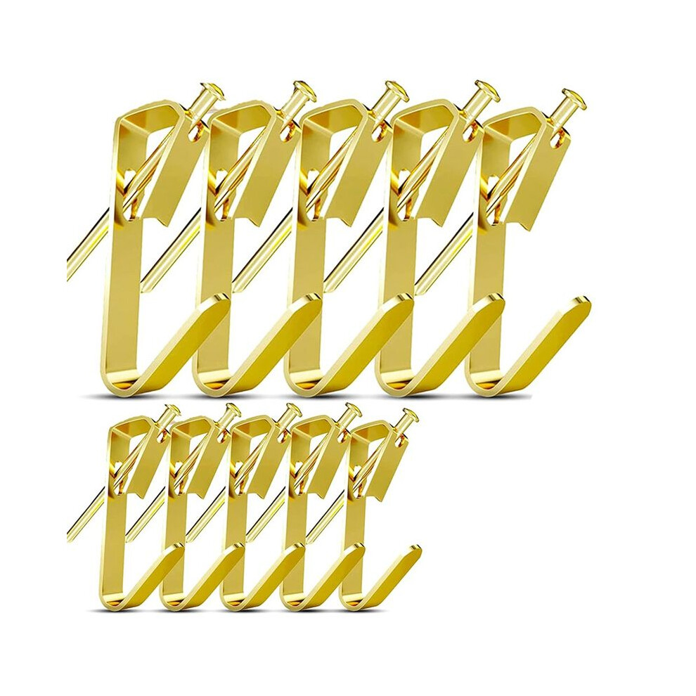 Picture Hangers,50 Set Picture Hanging Hooks Picture Hanging Kit With 50Pcs Hooks And 50Pcs Nails 6133053025844