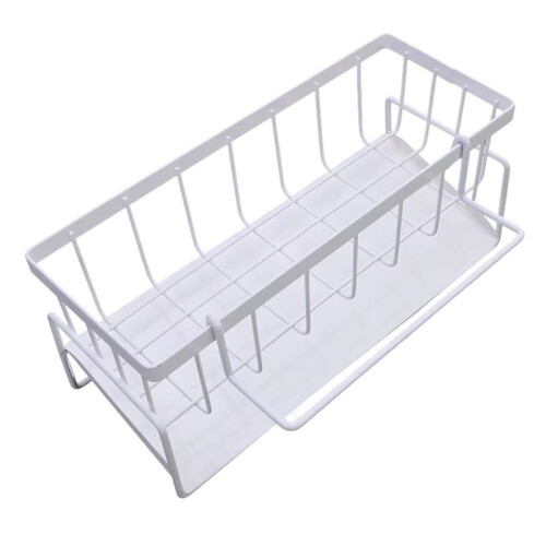 Kitchen Sink Organizer Rack,Kitchen Rack, Household Sink Tableware Drain Storage Rack,Sponge Detergent Storage Rack C