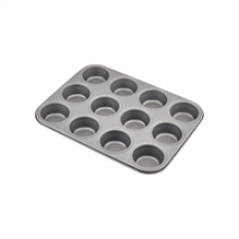 Judge Everyday 12 Cups Cupcake And Muffin Tin Grey