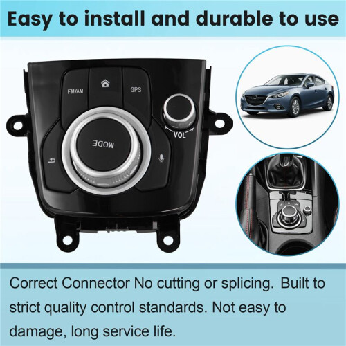 Car Console Control  Navigation Surface Frame Console Controllor Button for  3 Axela 2014-2019 BHN1-66-CM0C 2