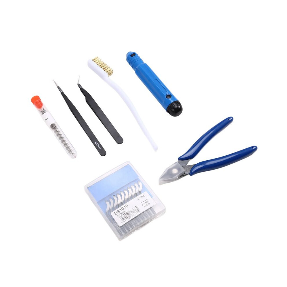 3D Printer Nozzle Cleaning Kit With Pliers, Cleaning Brush, And Deburring Tools For Efficient Unclogging And Maintenance 4711106297275