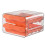 2-Layer Egg Storage Box for Refrigerator - Fresh-Keeping Plastic Drawer Organizer, Large Capacity Kitchen Rack Red 1