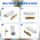 1: 9 Balun 200W Short -Wave Antenna 50 Ohm to 200 Ohm Impedance Conversion Intercom Short Wave 6