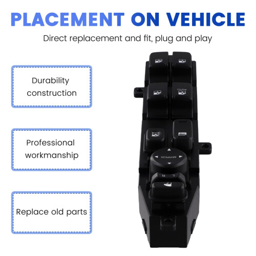 For  Veracruz 2007 -2012 Power Window  Driver Side Power Window Master Control  93570-3J000WK 1