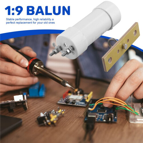 1: 9 Balun 200W Short -Wave Antenna 50 Ohm to 200 Ohm Impedance Conversion Intercom Short Wave 1