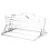 Turkey Rack Turkey Roaster,Adjustable Stainless Steel Roasting Pan,V-Shaped Rib Roasting Rack 1