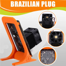 For Bitaxe Gamma 601 Solo Miner 1.2TH/S BM1370 Asic Chip 18W From S21 Pro Bitcoin BTC Miner Wth Bracket UK Plug