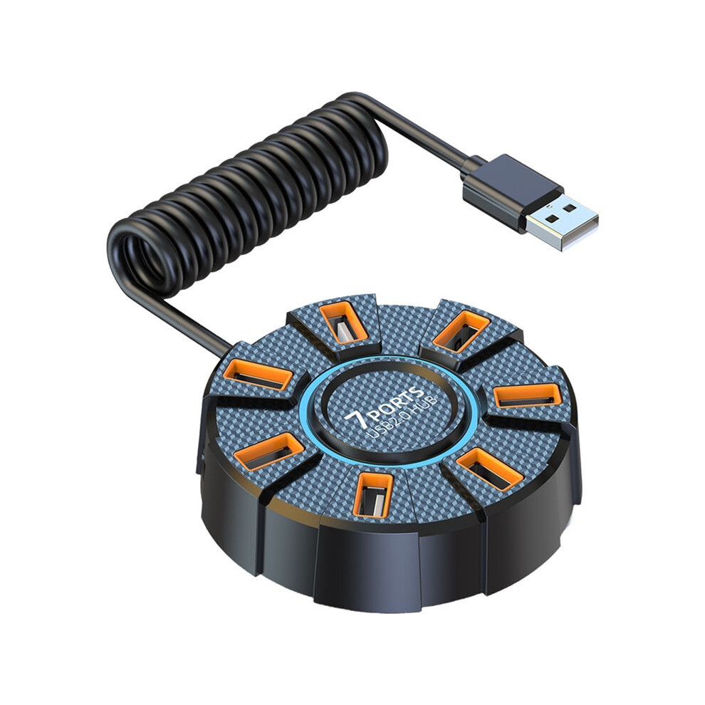 Usb 2.0 Hub Multi Splitter Adapter 5Gbps High Speed Usb Splitter Power Adapter Multiple Expander For Pc Laptop, 7 6031973672165