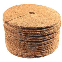 16Pcs Coconut Fiber Tree Mulch Mat, 11.8 Inch Mulch Plant Protectors Mat for Indoor Outdoor Plants