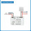 2Pc Tuya  Zigbee  with Temperature Sensor Passive Dry Contact Zigbee Relay Work with Home Assistant AC85-250V 4