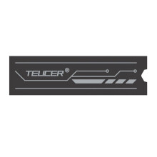 TEUCER Graphene M.2 SSD Heat Sink, Dual-Layer Graphene and Copper Foil Design Cooler Radiator for Laptop PC M.2 2280 SSD