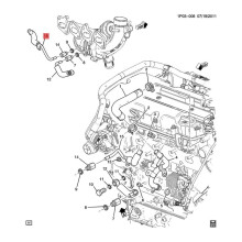 2PCS Turbocharger Coolant Feed Water Pipe&Return Pipe Kit 55568031 55567067 for   Adam Astra Meriva B Zafira
