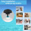Black Replacement Water Filter,Replacement Compatible with Gravity Countertop Purification Elements 5