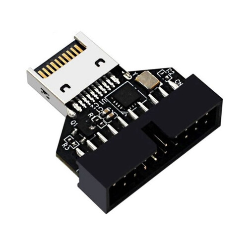 USB3 Type-E 20 Broches Vers USB 19P Châssis Avant Convertissez la Carte D'Extension Type-E de la Carte Mère Interface Type-E Vers USB 19P