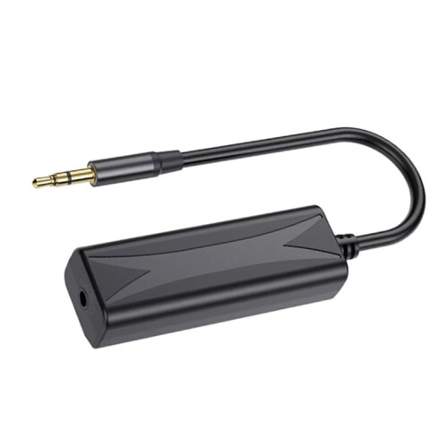 3.5mm AUX Audio Anti-Interference Ground Loop Noise Filter Lsolator Cancelling for Home Stereo Car Audio System 2