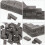 100Pièces Mini Grises Accessoires Micro Ornements Jardin DIY 6
