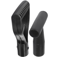 4Pièces Poignées De Pelle Noir Ergonomique Polymère