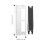 4Ensembles Plaques Cache Trous Renforts Métal ABS Pour Porte Argent 11