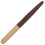 2Pièces Stylos Plume Bois Marron Élégante Usage 1